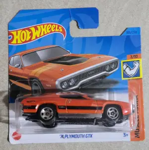 Hot Wheels '71 Plymouth GTX 1:64 - Minigaraža