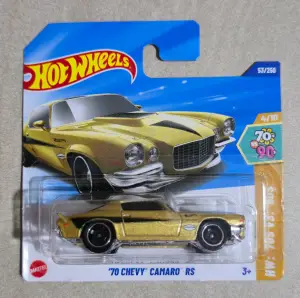 Hot Wheels '70 Chevy Camaro RS 1:64 - Minigaraža