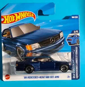 Hot Wheels '89 MERCEDES-BENZ 560 SEC AMG 1:64 - Minigaraža