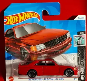 Hot Wheels '89 MERCEDES-BENZ 560 SEC AMG