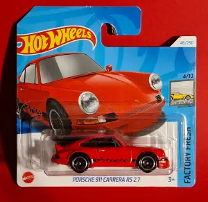 Hot Wheels PORSCHE 911 CARRERA RS 2.7