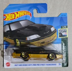 Hot Wheels Matt and Debbie Hay's 1988 Pro Street Thunderbird