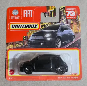 Matchbox 2019 Fiat 500 Turbo