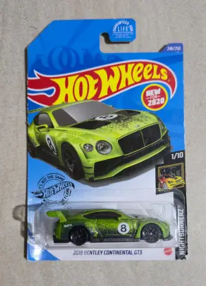 Hot Wheels 2018 Bentley Continental GT3  1:64 - Minigaraža