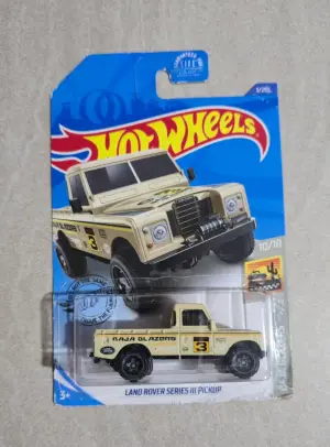 Hot Wheels Land Rover Series III Pickup