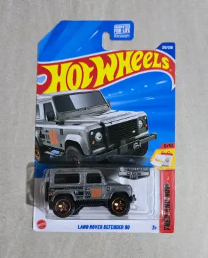 Hot Wheels Land Rover Defender 90 ZAMAC
