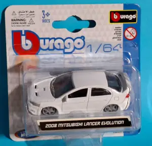 Bburago 2008 MITSUBISHI LANCER EVOLUTION