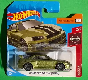Hot Wheels NISSAN SKYLINE GT-R (BNR34)