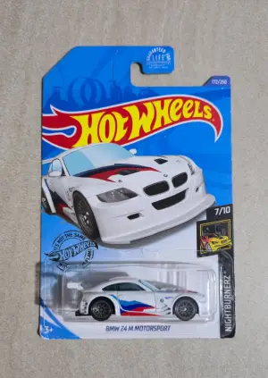 Hot Wheels BMW Z4 M Motorsport 1:64 - Minigaraža