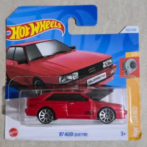 Hot Wheels '87 Audi Quattro 1:64 - Minigaraža