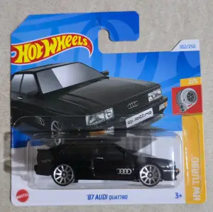 Hot Wheels '87 Audi Quattro 1:64 - Minigaraža
