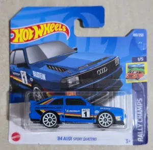 Hot Wheels '84 Audi Sport Quattro