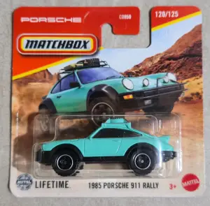 Matchbox 1985 Porsche 911 Rally