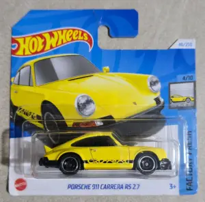 Hot Wheels Porsche 911 Carrera RS 2.7 1:64 - Minigaraža