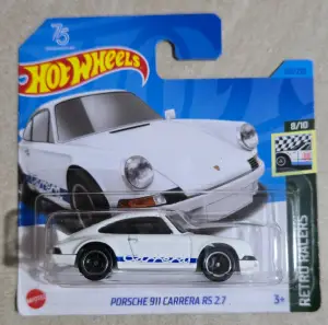 Hot Wheels Porsche 911 Carrera RS 2.7 1:64 - Minigaraža