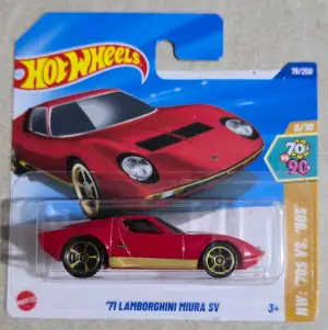 Hot Wheels '71 Lamborghini Miura SV