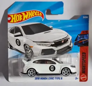 Hot Wheels 2018 HONDA CIVIC TYPE R