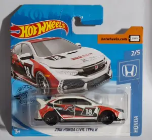 Hot Wheels 2018 HONDA CIVIC TYPE R