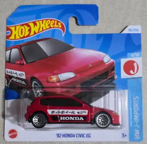 Hot Wheels '92 Honda Civic EG