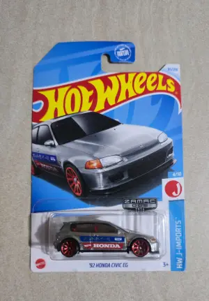 Hot Wheels '92 Honda Civic EG ZAMAC