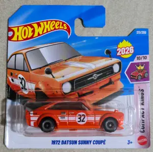 Hot Wheels 1972 Datsun Sunny Coupe
