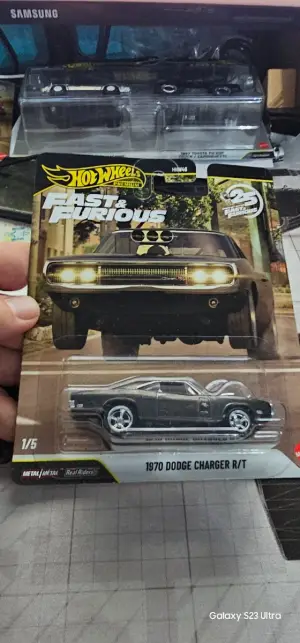 Hot Wheels 1970 Dodge Charger F&F chase  1:64 - Minigaraža