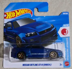 Hot Wheels Nissan Skyline GT-R (BNR34)
