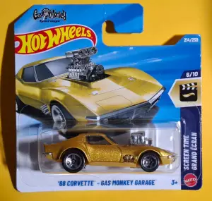 Hot Wheels '68 CORVETTE-GAS MONKEY GARAGE