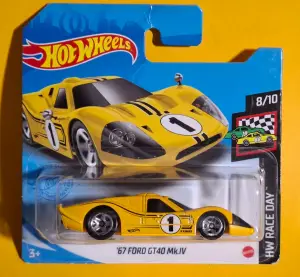Hot Wheels '67 FORD GT40 Mk.IV