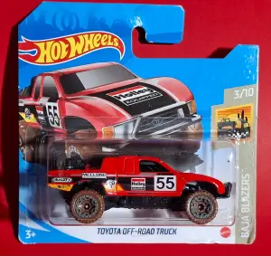 Hot Wheels TOYOTA OFF-ROAD TRUCK 1:64 - Minigaraža