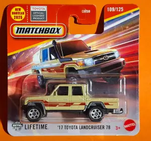 Matchbox '17 TOYOTA LANDCRUISER 78 1:64 - Minigaraža