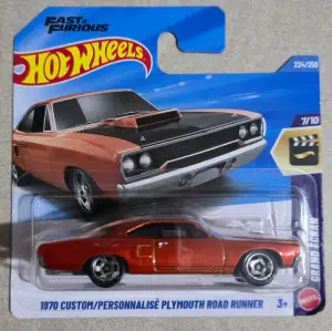 Hot Wheels 1970 Custom Plymouth Road Runner