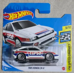 Hot Wheels 1985 Honda CR-X 1:64 - Minigaraža