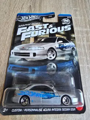 Hot Wheels CUSTOM PERSONNALISÉ ACURA INTEGRA SEDAN GSR