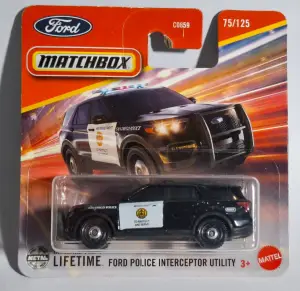 Matchbox FORD POLICE INTERCEPTOR UTILITY