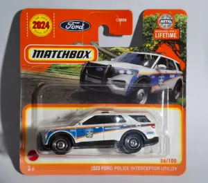 Matchbox 2023 FORD POLICE INTERCEPTOR UTILITY