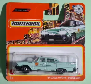 Matchbox '59 DODGE CORONET POLICE CAR
