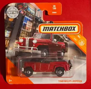 Matchbox 1948 WILLYS JEEPSTER 1:64 - Minigaraža
