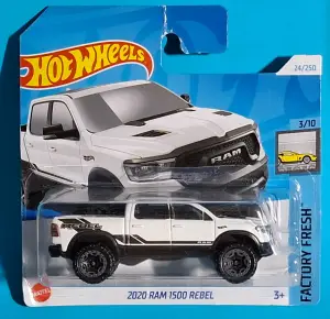 Hot Wheels 2020 RAM 1500 REBEL 1:64 - Minigaraža