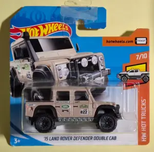 Hot Wheels '15 LAND ROVER DEFENDER DOUBKE CAB