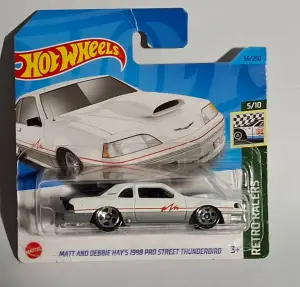 Hot Wheels MATT AND DEBBIE HAY'S 1998 PRO STREET THUNDERBIRD