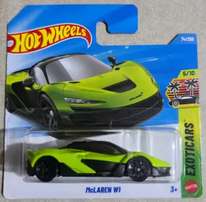 Hot Wheels McLaren W1 1:64 - Minigaraža