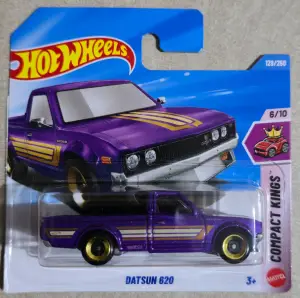 Hot Wheels Datsun 620 1:64 - Minigaraža